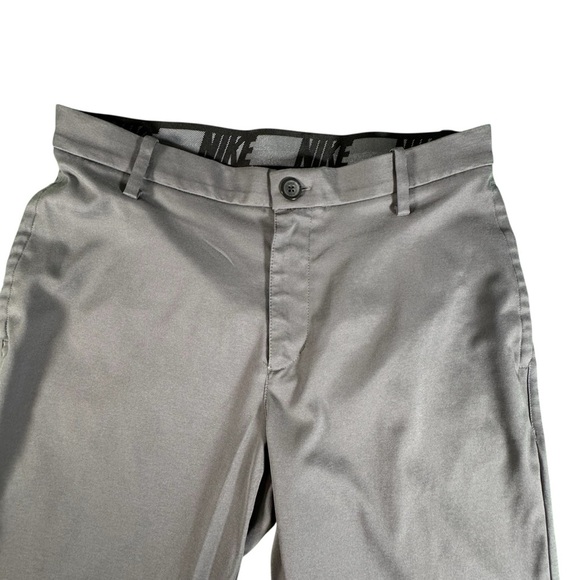Nike Golf Dri-FIT Flat Front Pants Gray 32x32 AJ5489-021 Stretch Lightweight - Picture 3 of 12